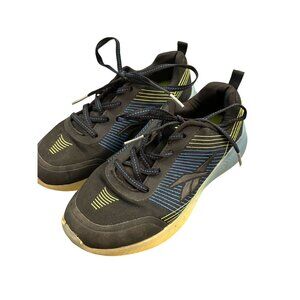 Reebok Galaxy Athletic Shoes Size 2K Blue Yellow Mesh Sneakers Athleisure